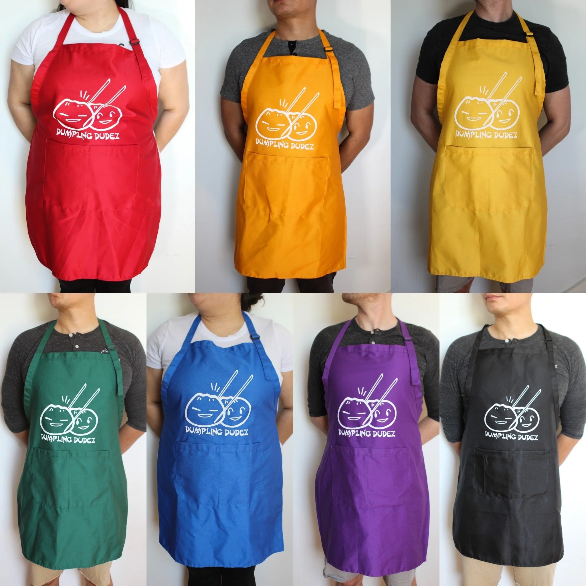 Rainbow Colors Apron — Dumpling Dudez